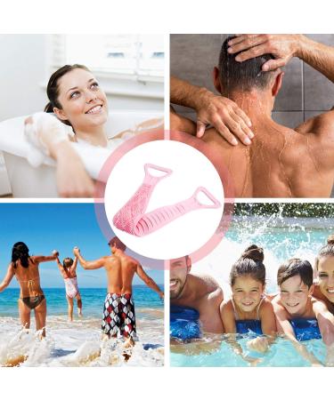 Silicone Back Scrubber for Shower - Pink Body Brush for Teens & Women - Buy Online on GoSupps.com