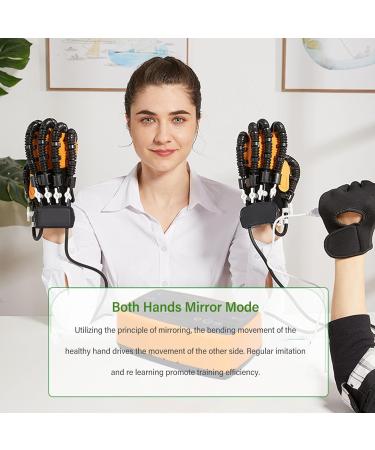 Rehabilitation Robot Gloves Grasping Simulation Pneumatic Finger Rehabilitation Robot Gloves for Arthritis Hemiplegia Stroke Patient (XL) X-Large - Buy Online on GoSupps.com