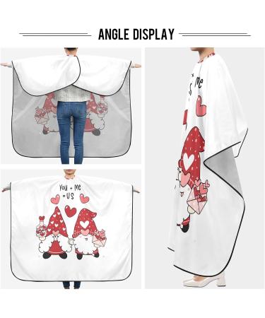 Waterproof Barber Cape - Gnome Pattern & Cheetah Haircut Bib for Men | Unisex Hair Cutting Cape - Buy Online on GoSupps.com