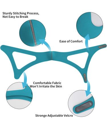 Babyfond Upgrade Anti Snore Chin Strap - Adjustable & Breathable Sleep Aid for Men Women - Stop Snoring CPAP Users - Larger Jaw Support Belt (Blue) - Buy Online on GoSupps.com