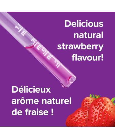 Webber Naturals Melatonin 5 mg Extra Strength Liquid 100 mL Strawberry Flavour For Sleep Support Vegan - Buy Online on GoSupps.com