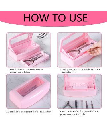 Sterilizer Tray for Nail Tools - Professional Pink Lash Tweezer Extension Sterilizer Box | Essential Esthetician Supplies - Buy Online on GoSupps.com