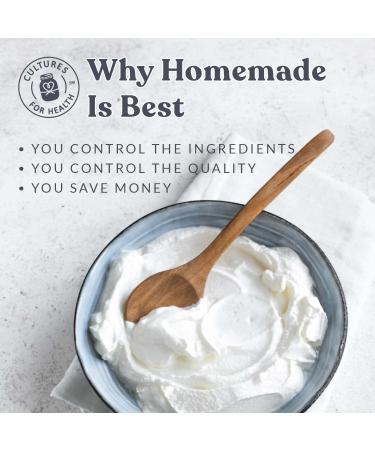Bulgarian Yogurt Starter Culture | 2 Packets | Heirloom Dehydrated Culture | Make Creamy Smoothies, Salad Dressing, Musaka & More | Gluten-Free Non-GMO Probiotic - Buy Online on GoSupps.com