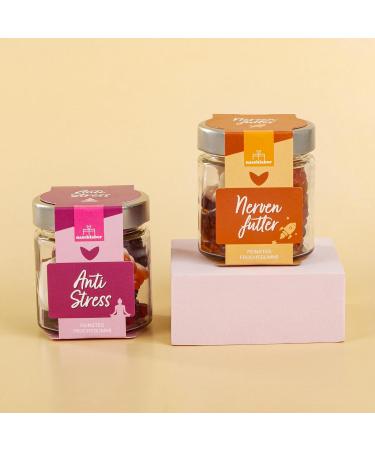 naschlabor THE PERFECT STRESS GIFT - Nervous & Stress Relief Food in 2 Pack | Exam & Back to School Gift | Nervous Food | 240g Pack of Gelatin Bears - Buy Online on GoSupps.com