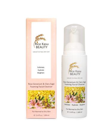 Foaming Cleanser Rose Geranium & Clary Sage 3.38 Fluid Ounce