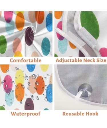 Premium Beard Bib Apron - Non-Stick Waterproof Hair Catcher for Men - Vintage Polka Dot Grooming Cape - Buy Online on GoSupps.com