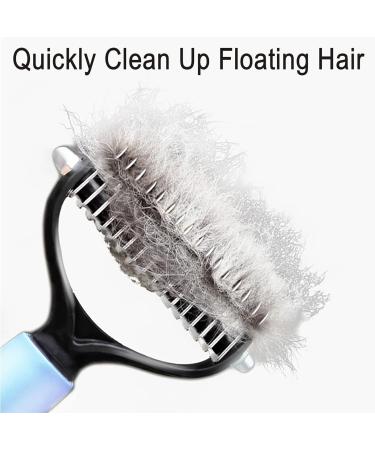 Buy Dog & Cat Double-Sided Fur Comb - Detangling & De-Matting Tool | Small Pink Stripper for Effective Animal Care - Buy Online on GoSupps.com