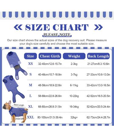 Hjumarayan Post-Op Dog Body Shirt | Breathable Medical Pet Shirt for Dogs & Bitches | Blue & White Striped | Comfortable Recovery Solution - Buy Online on GoSupps.com