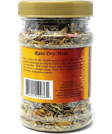 Rani Dry Mint Leaves (Podina Leaf) Spice Dried Herb 1oz (28g) All Natural Gluten Friendly | NON-GMO | Vegan | Indian Origin - Buy Online on GoSupps.com
