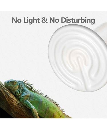 BOEESPAT Ceramic Heat Emitter Bulb 2 Pack - 60W100W150W for Reptiles & Pets - No Light, Safe Heat for Amphibians, Snakes, Birds & Poultry - Buy Online on GoSupps.com
