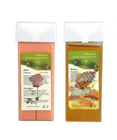 Waxing Roller Depilatory Kit - Roll on Wax Heater & Cartridge Strips for Smooth Hair Removal (EU) - Buy Online on GoSupps.com
