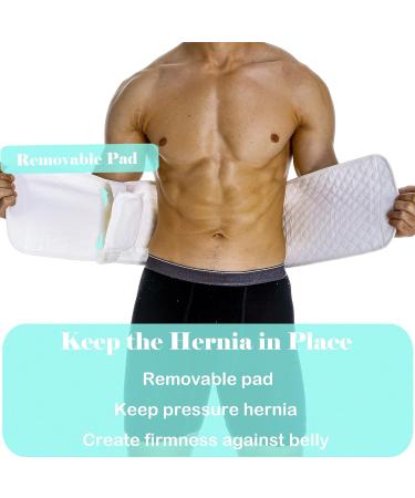 Paz Wean Hernia Belt for Men - Large Size Abdominal Support Binder for Surgical Recovery - Buy Online on GoSupps.com