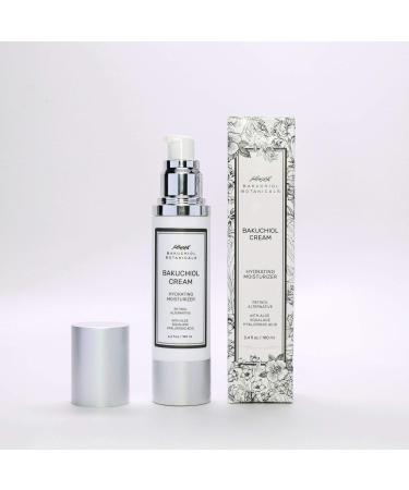 Bakuchiol Moisturizer Cream 3.4 Oz - Natural Retinol Alternative with Squalane Aloe & Hyaluronic Acid - Vegan & Cruelty-Free - Buy Online on GoSupps.com