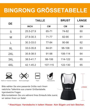 Shop Bingrong Women's Sauna Effect Suit | Thermo Tank Top & Body Shaper for Ultimate Sweat | Fitness Sauna Vest Black - Buy Online on GoSupps.com