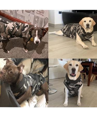 Komate XL Camouflage Pet Surgery Recovery Suit for Dogs & Cats - Anti-Licking Abdominal Wound Protector Clothes - Buy Online on GoSupps.com
