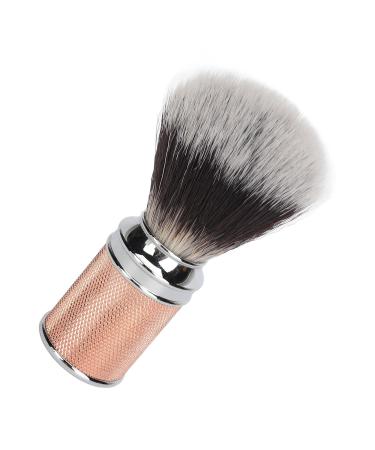 Premium Rose Gold Shaving Brush | Nylon Beard Brush with Curved Handle & Synthetic Foam - International Shipping - Buy Online on GoSupps.com