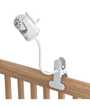 Baby Monitor Mount, Universal Baby Camera Holder Baby Camera Stand for Crib Nursery, Compatible with Infant Optics DXR-8 and DXR-8 PRO Gooseneck Baby Monitor Mount