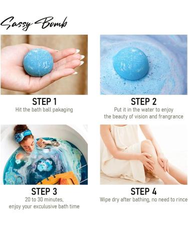 Sassy Bomb Handmade Luxury Bath Bombs for Women - Perfect Spa-Grade Gift for Mother's Day, Anniversaries, Birthdays - Ideal Gift for Mom (Favorite Child) - Buy Online on GoSupps.com