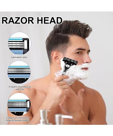 16 PCS Razor Blades for Manual Shaving | Perfect for Beard & Leg Hair | Premium Quality Blade Set - Buy Online on GoSupps.com