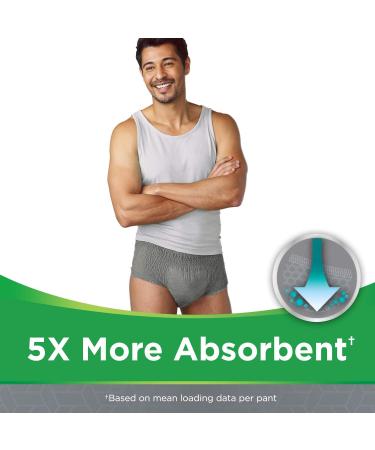 Depend Comfort Protect Incontinence Pants Men Small/Medium 60-Pack - Buy Online on GoSupps.com