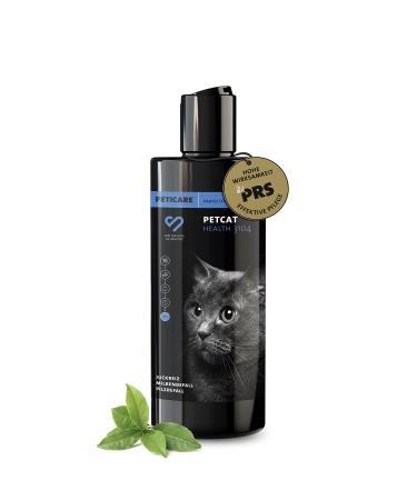 Peticare cats care shampoo with itching mites mites mushroom flea-special cat shampoo with an unpleasant fur smell maintains the cat skin effective care formula-petcat health 3104 500 ml