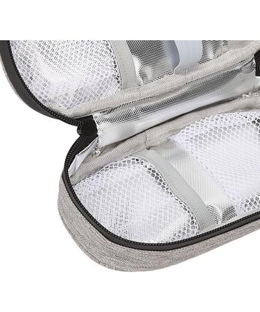 Insulin Cooler Bag - Aluminium Foil Insulation, Durable Zipper Design, Portable - Grey - Buy Online on GoSupps.com