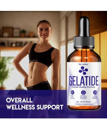 Gelatide Drops Gela Tide Liquid Supplement Loss Support Formula Balance Shape Curves Natural Wellness Vitamin Maximum Energy Healthy Digestion Sexy Slim Body Sculpt 2 Fl Oz (Pack of 1) - Buy Online on GoSupps.com