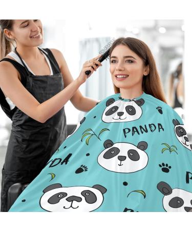 Shop Waterproof Barber Cape - Cute Panda Bear & Cheetah Haircut Bib for Men & Women | Unisex Hair Cutting Cape - Buy Online on GoSupps.com