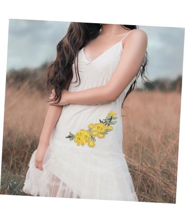 Operitacx 8 Pcs Embroidery Appliqu 3d Embroidered Applique Diy Craft Cloth Patches Crafts Wedding Dress - Buy Online on GoSupps.com