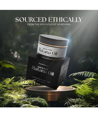 Pure & Raw Batana Oil for Hair Growth | Dr. Sebi Organic 4.2 OZ | Cold Pressed 100% Pure Hair Oil from Honduras - Buy Online on GoSupps.com