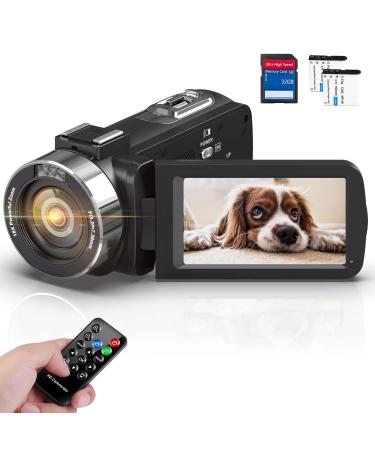 4K Video Camera Camcorder Ultra HD 48MP Video Camera Wifi Vlogging Camera for YouTube 18X Digital Zoom Video Camera 3.0