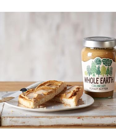 Whole Earth Crunchy Peanut Butter 454 g - Buy Online on GoSupps.com