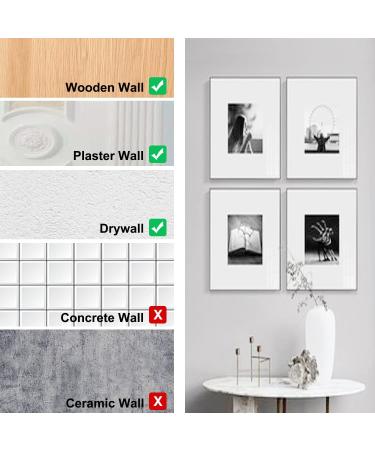 125 pcs Picture Hangers  Heavy Duty Picture Hanging Kit with Nails  Professional Picture Hanging Kit on Wooden/Drywall for Canvas  Office Pictures  Clock  House Decoration  Holds 10-100 lbs - Buy Online on GoSupps.com