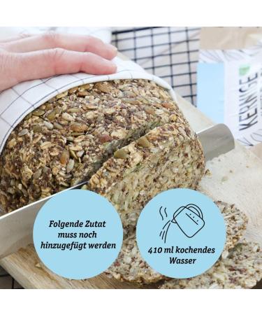 Organic Vegan Gluten-Free Lower Carb Bread Mix - 10x450g Protein-Rich Seed Bread | International Shipping - Buy Online on GoSupps.com