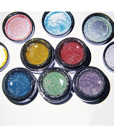 Shop Monochrome Glitter Disco Spider Gel - 21 Colors for Stunning Nail Art | Improved Matrix Gel 8ml - DSP05#Silver - Buy Online on GoSupps.com