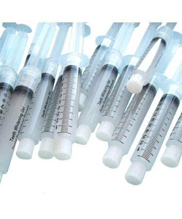 50 10cc Syringes of 22% Tooth Whitening Gel for Whitener Teeth. Mouth Trays not Included.