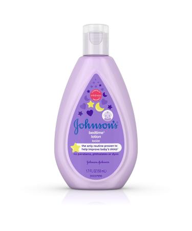 Johnson's Bedtime Baby Lotion with NaturalCalm Essences Hypoallergenic & Paraben Free 1.7 fl. oz
