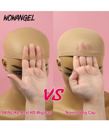 WOWANGEL Skinlike HD Wig Cap for Lace Front Wigs - 4 Pieces/2 Pack - Buy Online on GoSupps.com