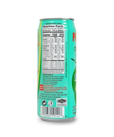 Parrot Coconut Water with Pulp 16.9 fl. oz. (Pack of 12) - Refreshing and Nutritious Hydration Option - Buy Online on GoSupps.com