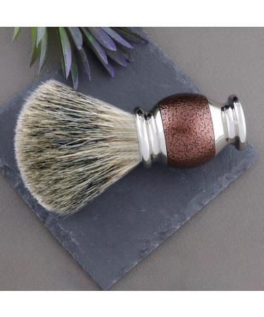 Haryali London 5-Piece Maroon Antique Shaving Kit with Black Badger Hair Brush, 3 Edge Razor, Bowl, Soap, and Alum Pencil - Ideal Men's Grooming Set - Buy Online on GoSupps.com