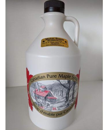 Pure Wood Fired Canadian Maple Syrup Amber 2L Bottle