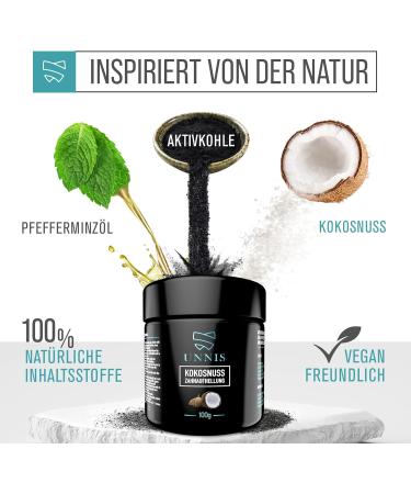 Unnis Natural Coconut Activated Carbon Powder - Best Teeth Whitening Toothpaste & Charcoal Powder for Bright Smiles - Buy Online on GoSupps.com