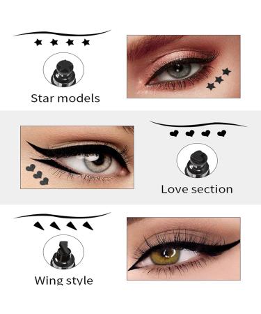 XIAYANG Winged Eye Liner Stamp - Eye Liner Stamps Double-Ended - Waterproof Perfect Wing Cat Eye Liner Long-Lasting Wing Eye Liner Stamp for Eye Face Makeup - Buy Online on GoSupps.com