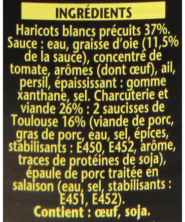 William Saurin Cassoulet Toulousain with Goose Fat 840 g - Buy Online on GoSupps.com
