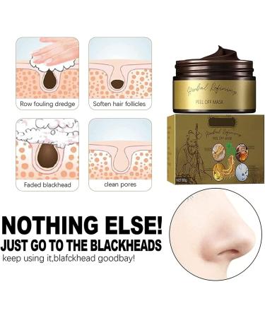 Blackhead Remover Mask Refining Peel-Off Facial Mask Tearing Mask Blackhead Remover Acne Deep Cleaning Facial Mask Pore Shrinking Oil Control Blackhead Remover Clean Pores (2pcs) - Buy Online on GoSupps.com