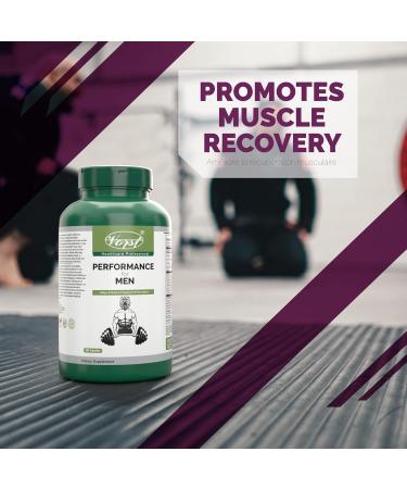 VORST Performance for Men 180 Capsules | Made With Tribulus Ginseng Maca Ginkgo Biloba Ashwagandha & Saw Palmetto | Pre Workout Supplement For Natural Stamina Booster Pills Caffeine Free Better Than Powder | 1 Bottle 180 count (Pack of 1) - Buy Online on GoSupps.com