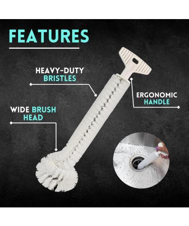 Universal Garbage Disposal Cleaner & Deodorizer | FryOilSaver Co | Made in USA | 12" Sink & Drain Brush for Odor Elimination - Buy Online on GoSupps.com