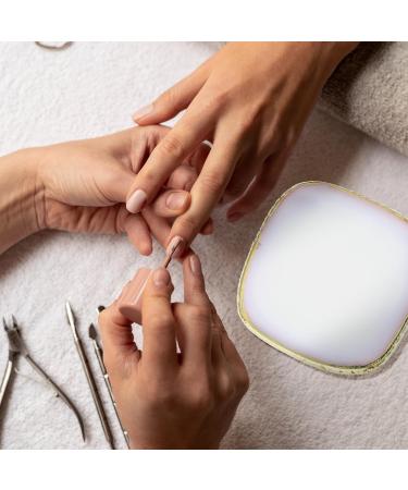  APLZGMG Resin nail polish mixing palette - Gold rim - Nail polish color mixing palette - DIY display board for gel nail makeup - Palette (square) - Buy Online on GoSupps.com