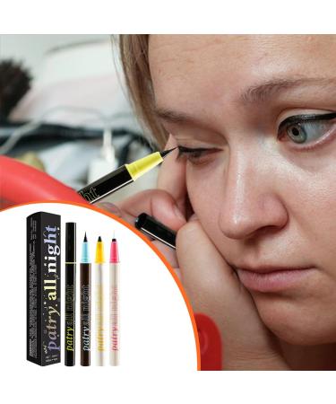 Waterproof smudge-proof eyeliner waterproof liquid eyeliner set of 4 precision-tipped liquid eyeliner pencils - eye makeup cosmetic smudge-proof eyeliner - Buy Online on GoSupps.com