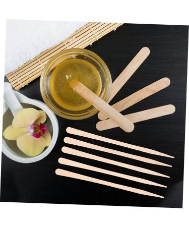 Hapinary Wax Bar - 100 Wax Pencils for Hair Removal | Wooden Applicators for Nose & Body Hair Cutting | Best Waxing Sticks Online - Buy Online on GoSupps.com